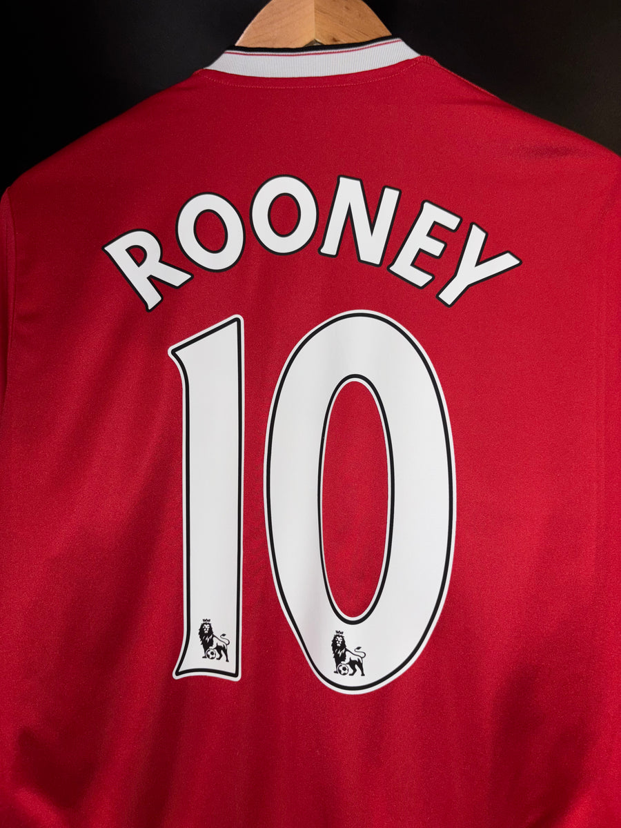 MANCHESTER UNITED ROONEY 2015-2016 ORIGINAL JERSEY Size L