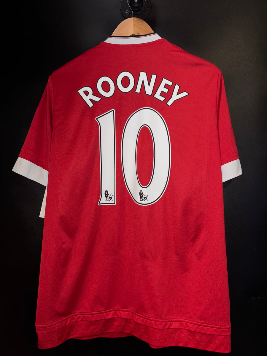 MANCHESTER UNITED ROONEY 2015-2016 ORIGINAL JERSEY Size L