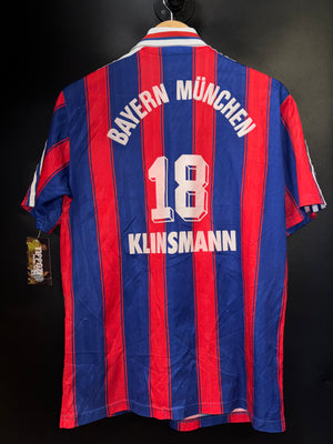 BAYERN MUNICH KLINNSMANN 1995-1996 ORIGINAL JERSEY Size M