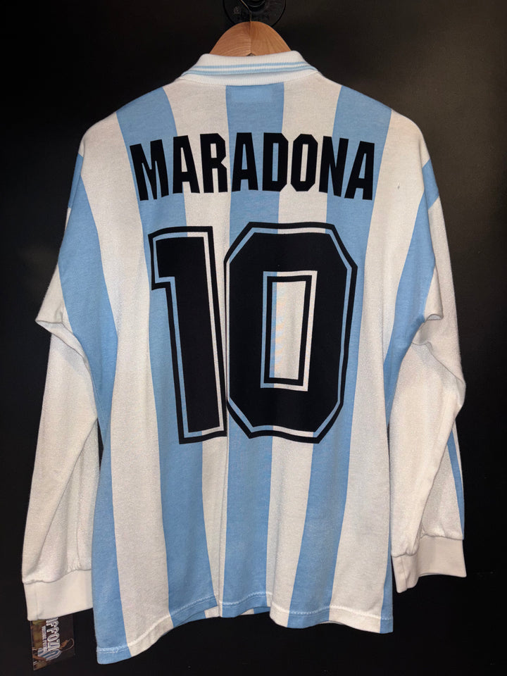ARGENTINA MARADONA 1994-1995 ORIGINAL JERSEY Size L