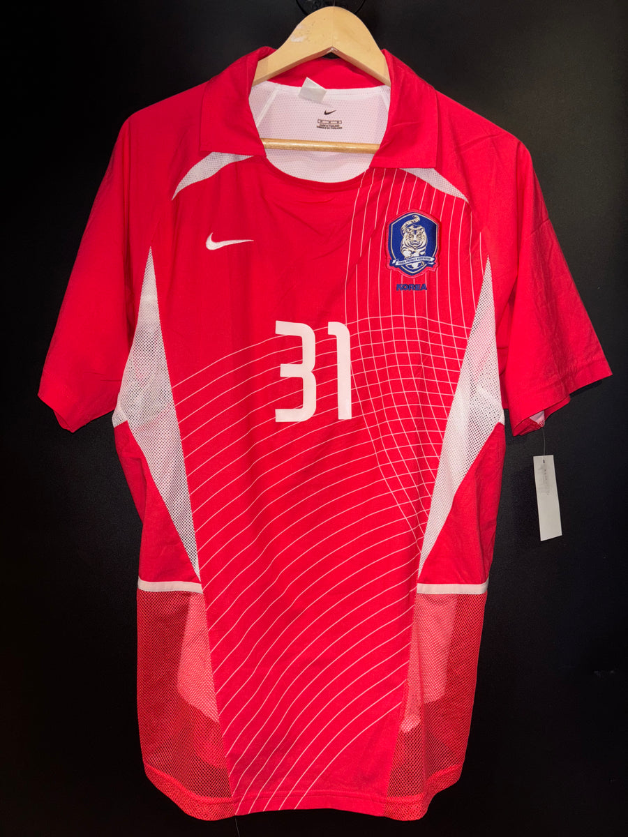 SOUTH KOREA Y K KIM 2002-2003 ORIGINAL PLAYER JERSEY SIZE M