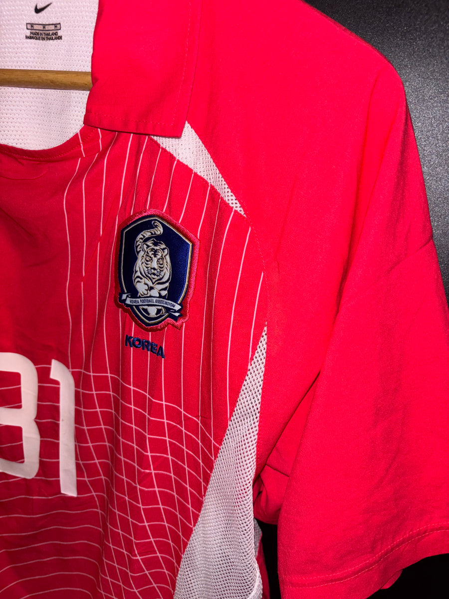 SOUTH KOREA Y K KIM 2002-2003 ORIGINAL PLAYER JERSEY SIZE M