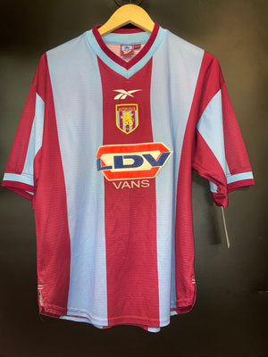 ASTON VILLA 1999-2000 ORIGINAL JERSEY Size L