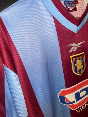 ASTON VILLA 1999-2000 ORIGINAL JERSEY Size L