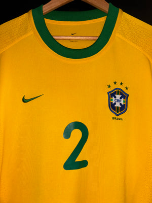 BRAZIL CAFU 2000-2001 ORIGINAL JERSEY XL