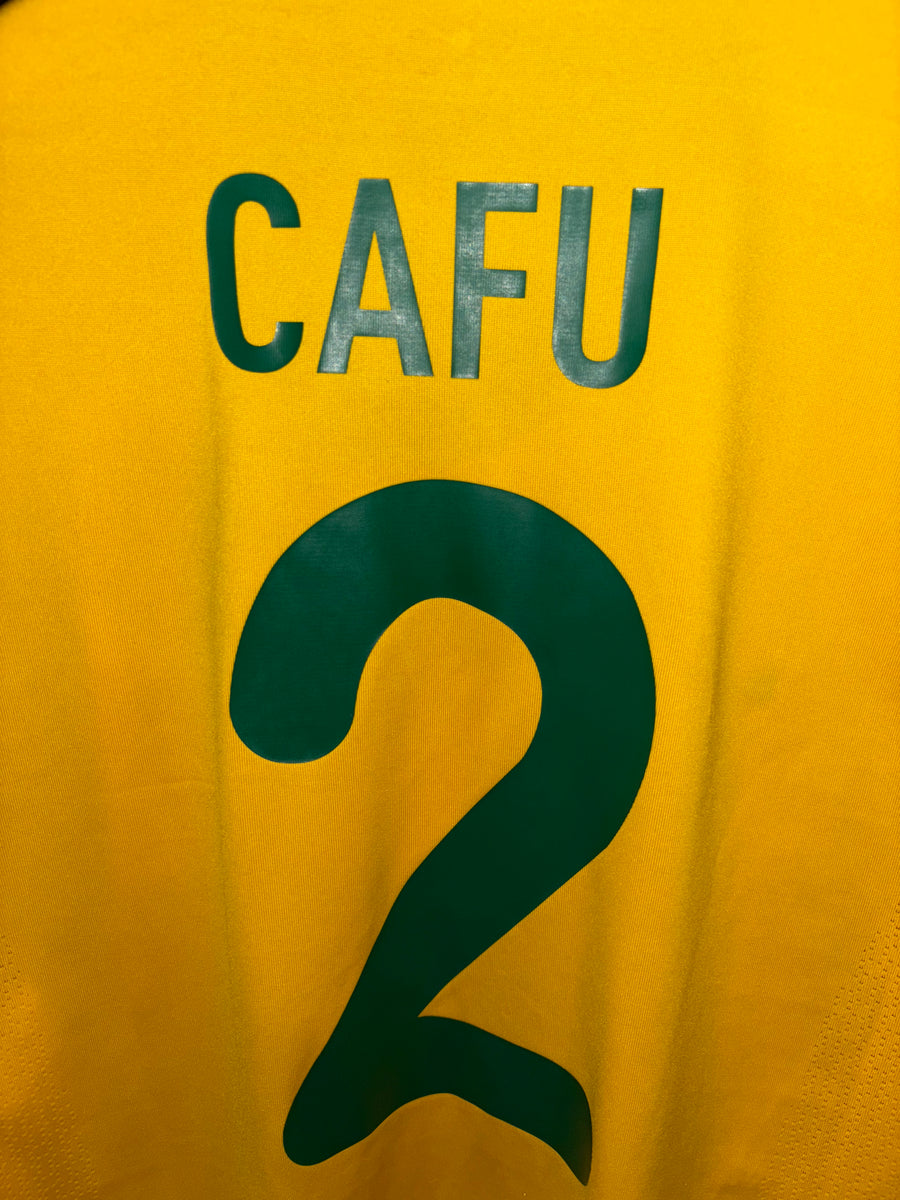 BRAZIL CAFU 2000-2001 ORIGINAL JERSEY XL