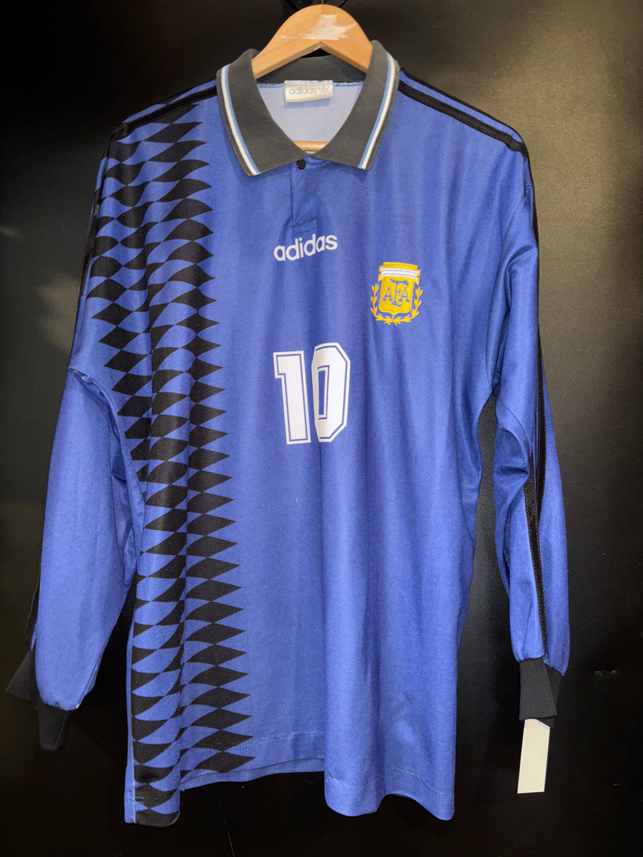ARGENTINA MARADONA 1994-1995 ORIGINAL AWAY JERSEY Size L
