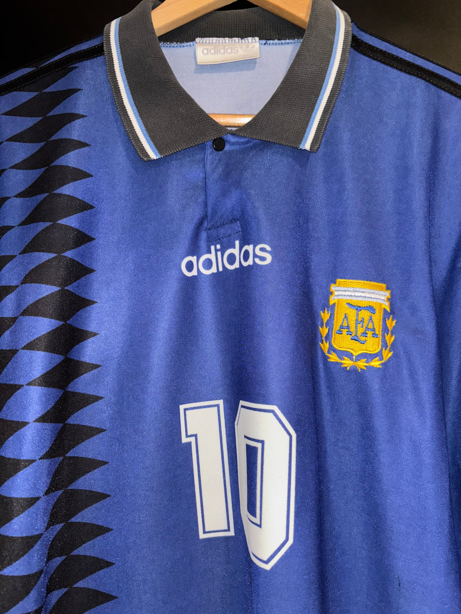 ARGENTINA MARADONA 1994-1995 ORIGINAL AWAY JERSEY Size L