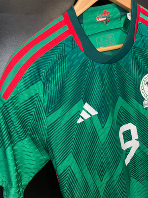 MEXICO RAUL JIMENEZ 2022-2023 ORIGINAL PLAYER  JERSEY Size S