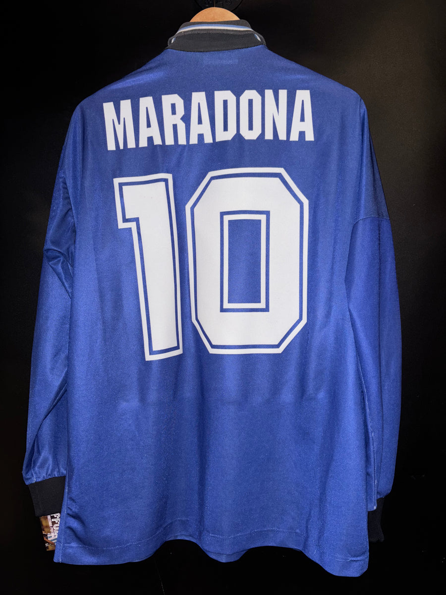 ARGENTINA MARADONA 1994-1995 ORIGINAL AWAY JERSEY Size L