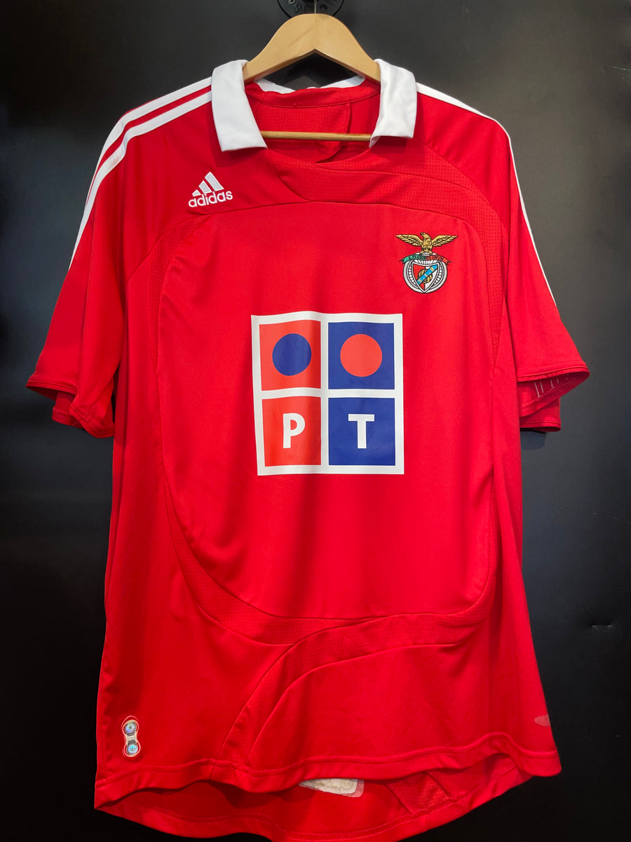 BENFICA DI MARIA 2007-2008 ORIGINAL JERSEY SIZE L