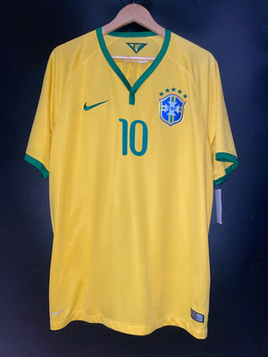 BRAZIL NEYMAR JR 2014-2015 ORIGINAL JERSEY XL