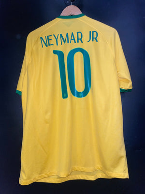 BRAZIL NEYMAR JR 2014-2015 ORIGINAL JERSEY XL