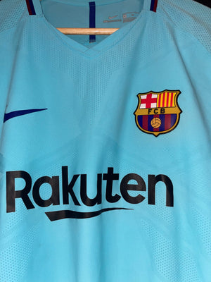 BARCELONA MESSI 2017-2018 ORIGINAL PLAYER JERSEY Size XL