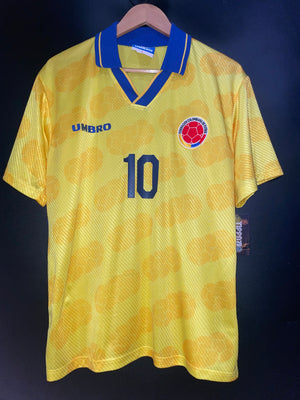 COLOMBIA VALDERRAMA 1994-1995  ORIGINAL  JERSEY Size L