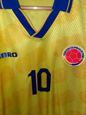 COLOMBIA VALDERRAMA 1994-1995  ORIGINAL  JERSEY Size L