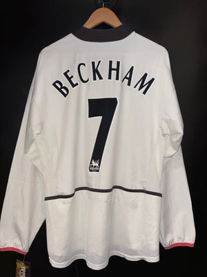 MANCHESTER UNITED BECKHAM 2002-2003  ORIGINAL JERSEY Size XL