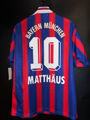 BAYERN MUNICH MATTHAUS 1997-1998 ORIGINAL JERSEY Size L