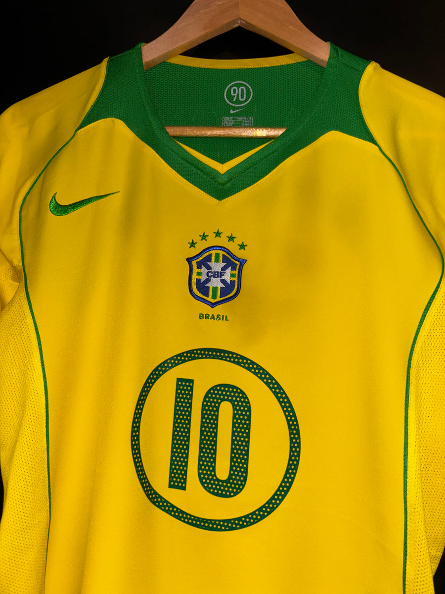 BRAZIL RONALDINHO 2004-2005 ORIGINAL JERSEY SIZE M