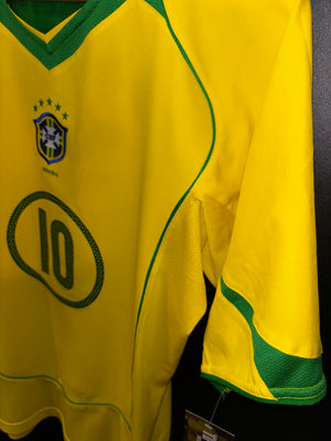 BRAZIL RONALDINHO 2004-2005 ORIGINAL JERSEY SIZE M