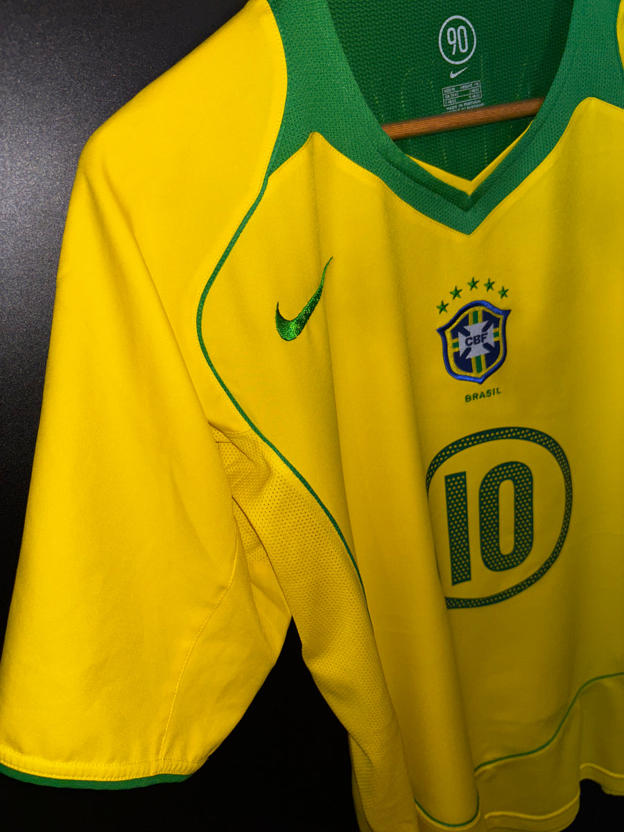 BRAZIL RONALDINHO 2004-2005 ORIGINAL JERSEY SIZE M