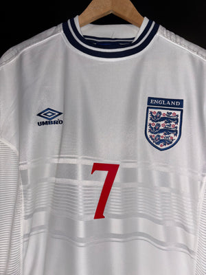 ENGLAND BECKHAM 1999-2000 ORIGINAL JERSEY Size L