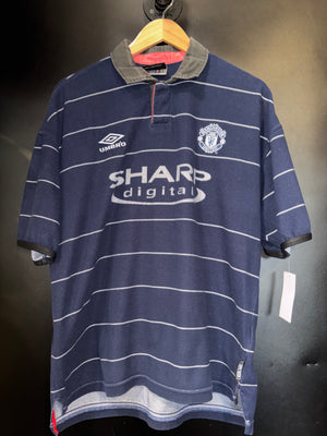 MANCHESTER UNITED BECKHAM 1999-2000 ORIGINAL JERSEY Size L