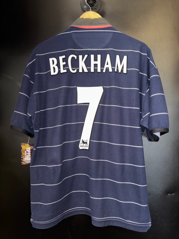 MANCHESTER UNITED BECKHAM 1999-2000 ORIGINAL JERSEY Size L