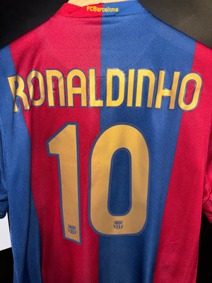 BARCELONA RONALDINHO 2006-2007 ORIGINAL JERSEY Size M