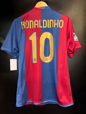 BARCELONA RONALDINHO 2006-2007 ORIGINAL JERSEY Size M