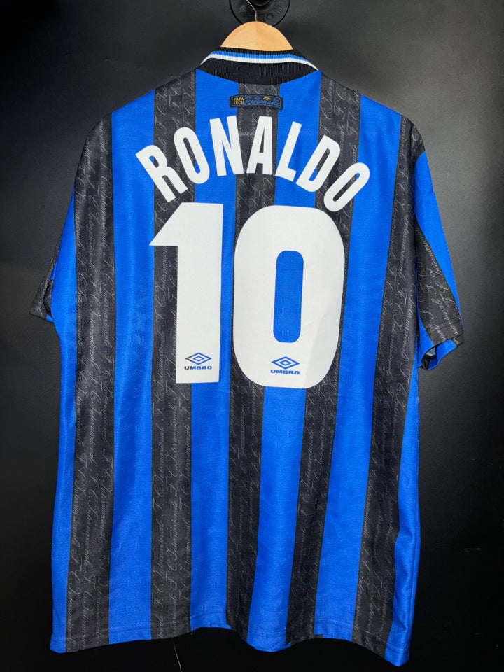 INTER MILAN RONALDO 1997-1998 HOME ORIGINAL JERSEY SIZE L