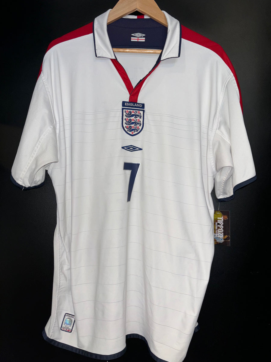 ENGLAND BECKHAM 2004-2005 ORIGINAL  JERSEY Size 2XL