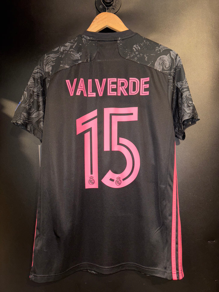 REAL MADRID VALVERDE 2020-2021 ORIGINAL AWAY JERSEY Size M