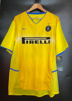INTER MILAN ADRIANO 2002-2003 ORIGINAL JERSEY Size XL