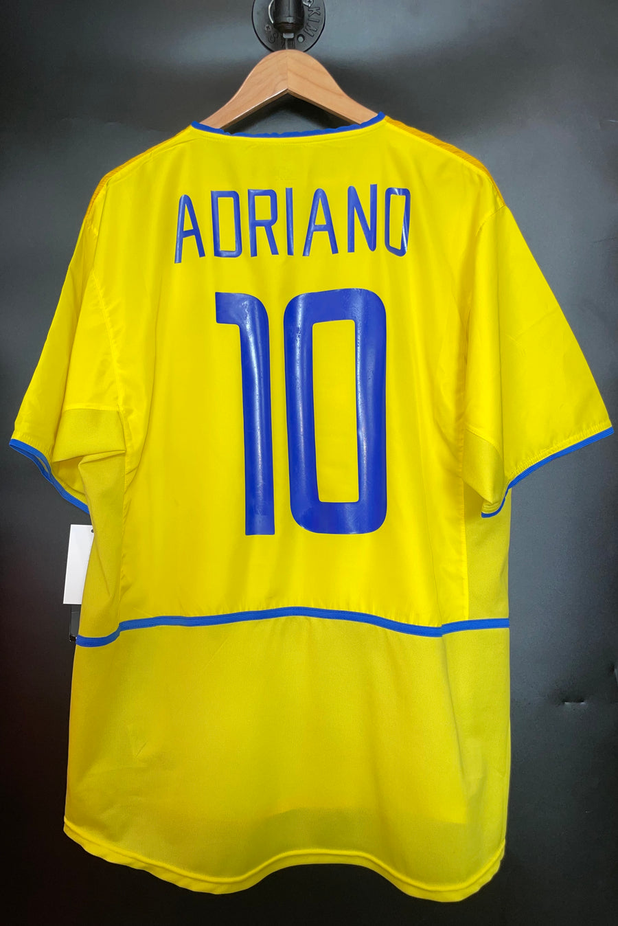 INTER MILAN ADRIANO 2002-2003 ORIGINAL JERSEY Size XL