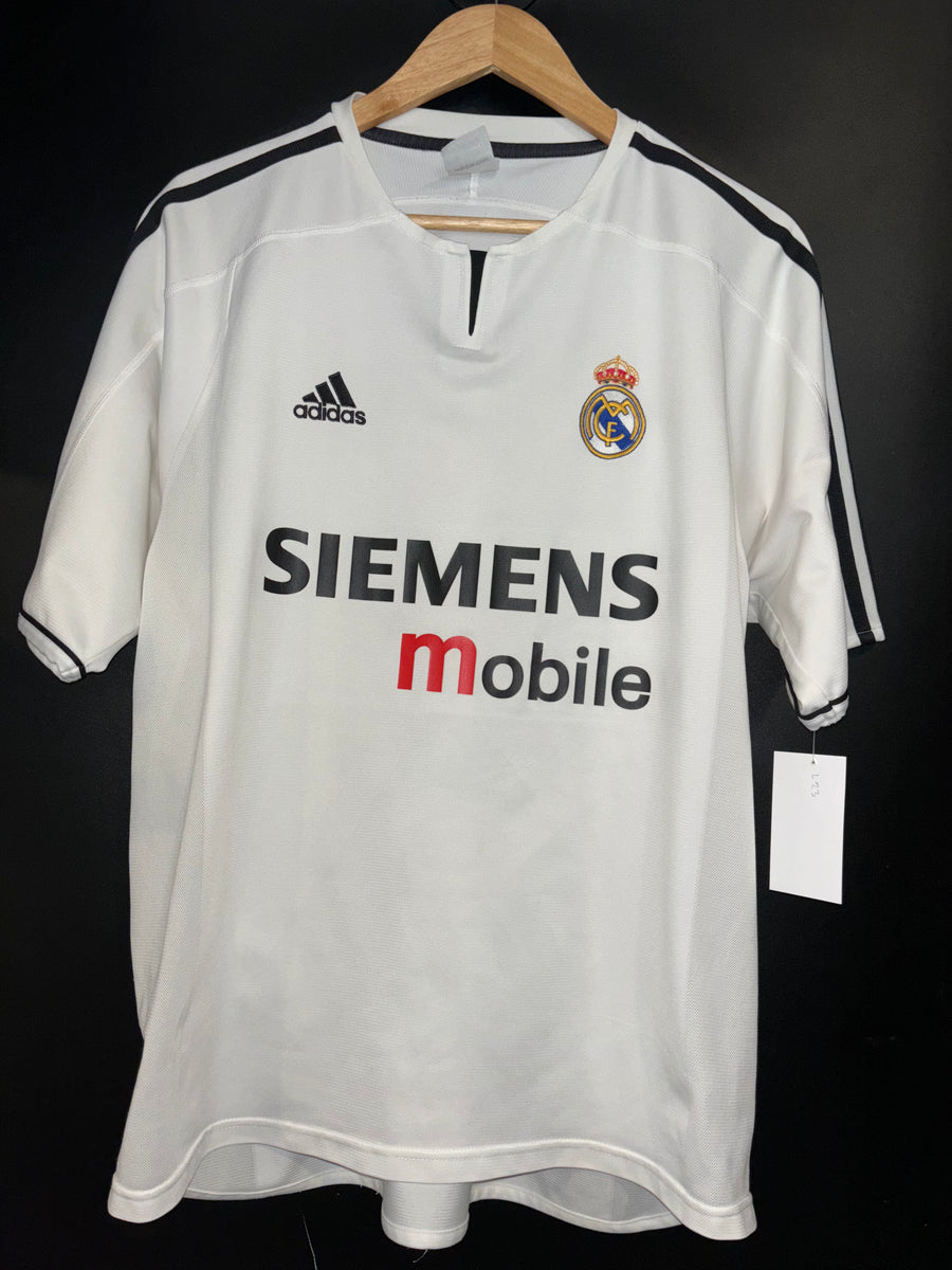 REAL MADRID ZIDANE 2003-2004 ORIGINAL JERSEY Size L