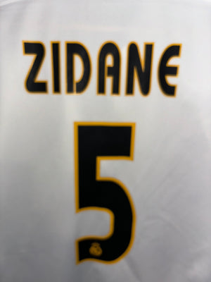 REAL MADRID ZIDANE 2003-2004 ORIGINAL JERSEY Size L