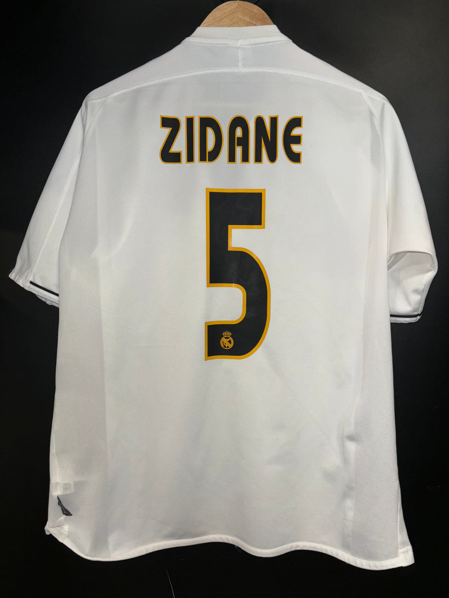 REAL MADRID ZIDANE 2003-2004 ORIGINAL JERSEY Size L