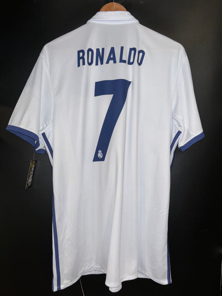 REAL MADRID RONALDO 2016-2017 ORIGINAL JERSEY SIZE XL