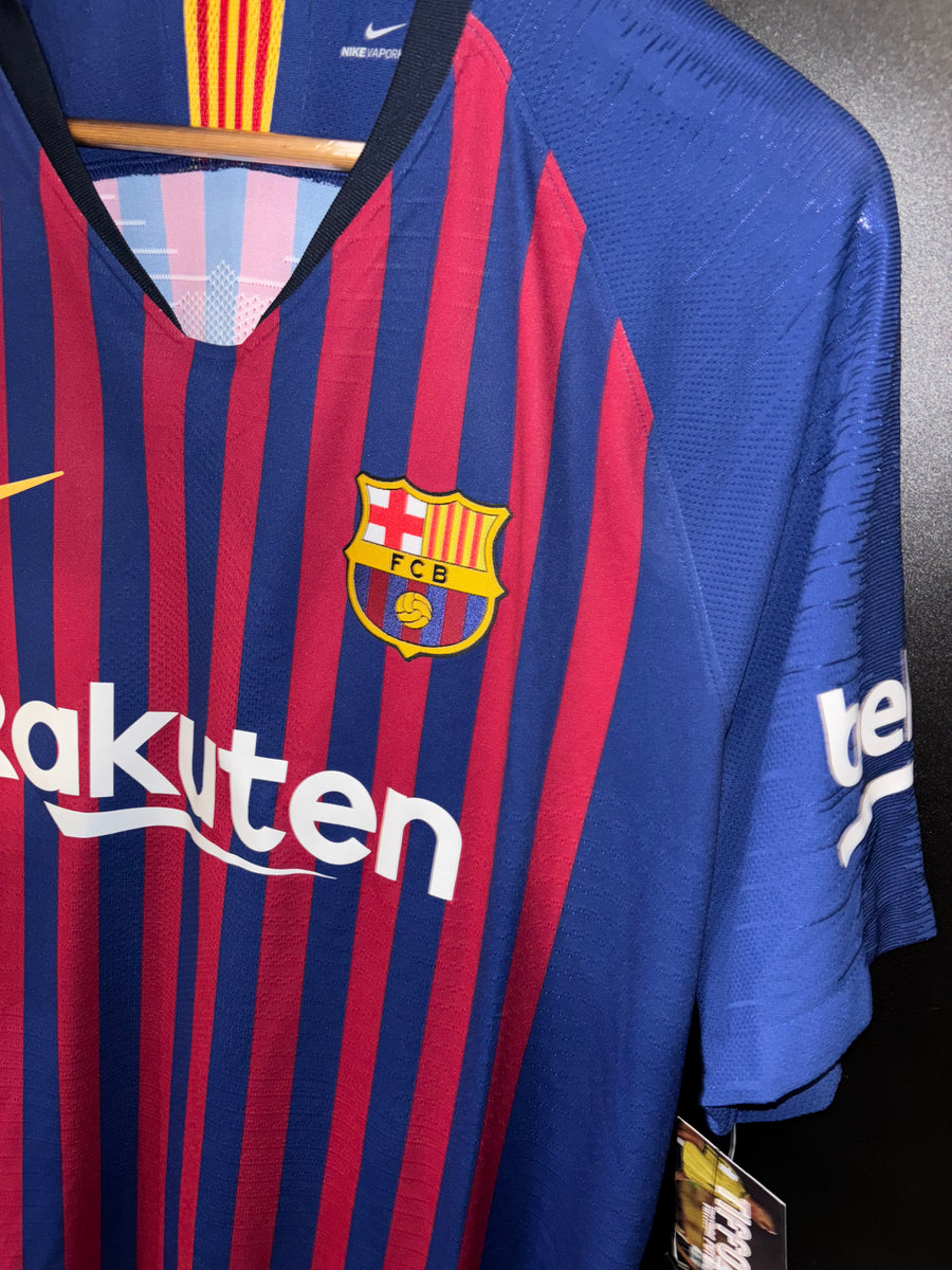 BARCELONA MESSI 2018-2019 ORIGINAL PLAYER  JERSEY Size XL