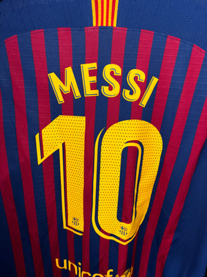 BARCELONA MESSI 2018-2019 ORIGINAL PLAYER  JERSEY Size XL