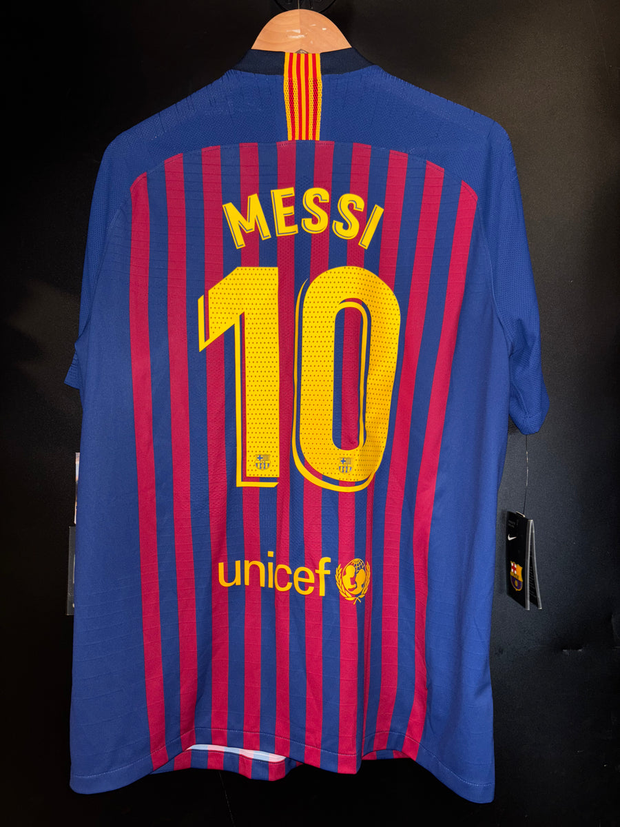 BARCELONA MESSI 2018-2019 ORIGINAL PLAYER  JERSEY Size XL