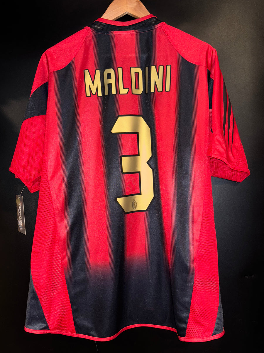 AC MILAN MALDINI 2004-2005 ORIGINAL JERSEY Size L