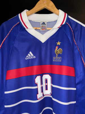 FRANCE ZIDANE 1998-1999 ORIGINAL JERSEY Size XL