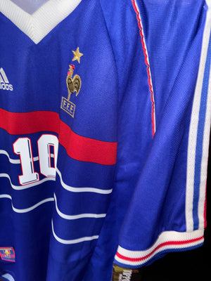 FRANCE ZIDANE 1998-1999 ORIGINAL JERSEY Size XL