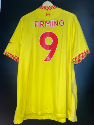 LIVERPOOL FIRMINO 2021-2022 ORIGINAL JERSEY SIZE 2XL