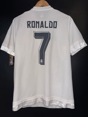 REAL MADRID RONALDO 2015-2016 ORIGINAL JERSEY SIZE M