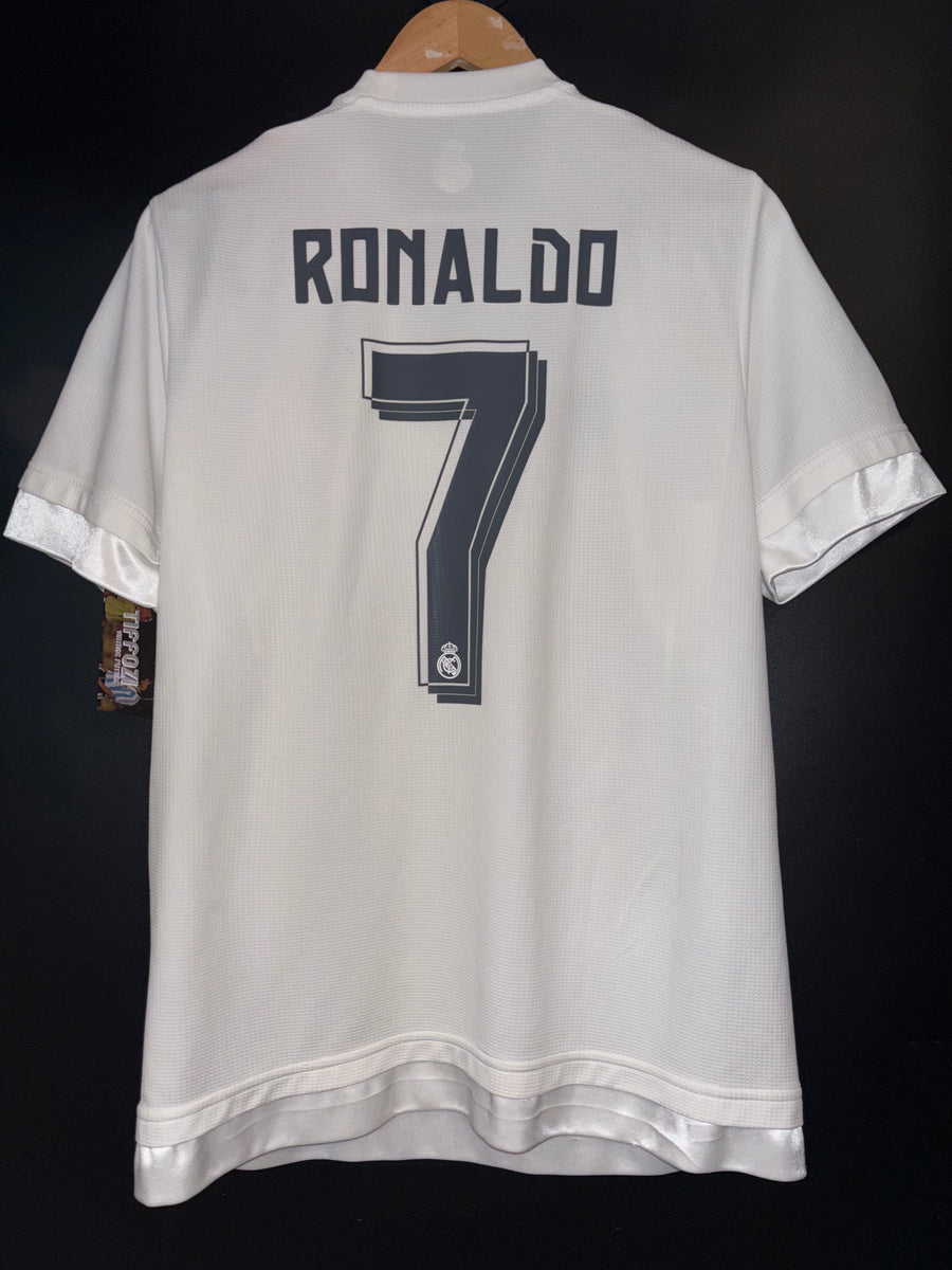 REAL MADRID RONALDO 2015-2016 ORIGINAL JERSEY SIZE M
