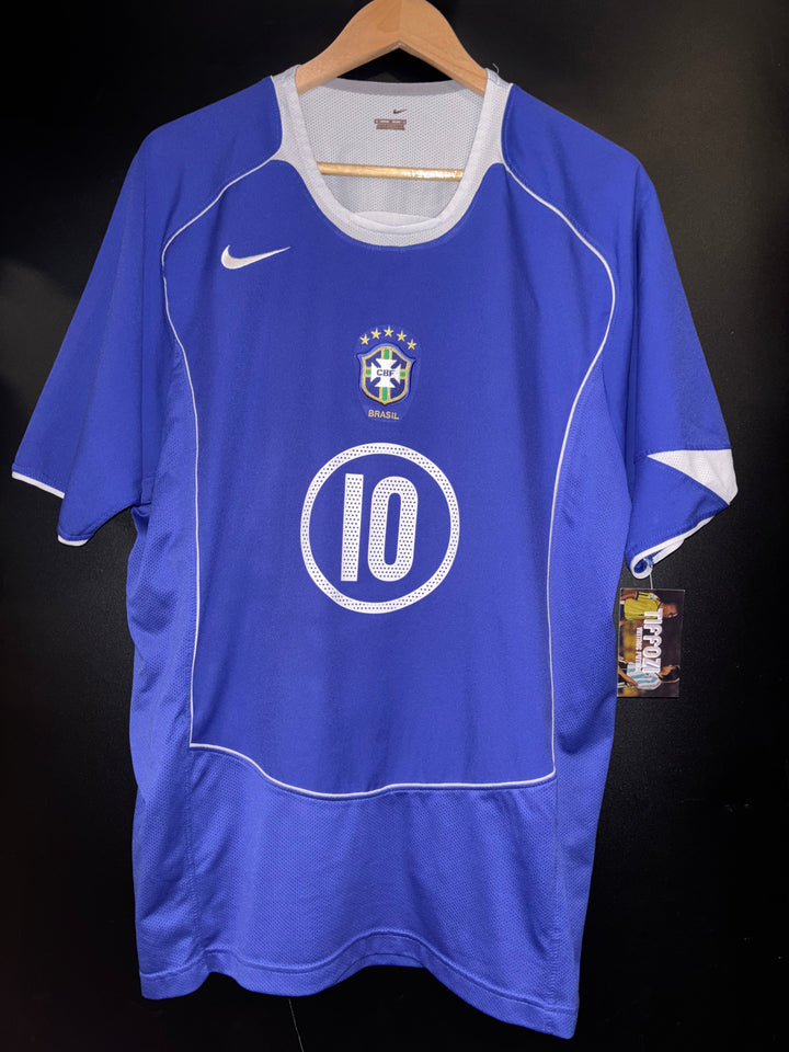 BRAZIL RONALDINHO 2004-2005 ORIGINAL AWAY JERSEY SIZE XL