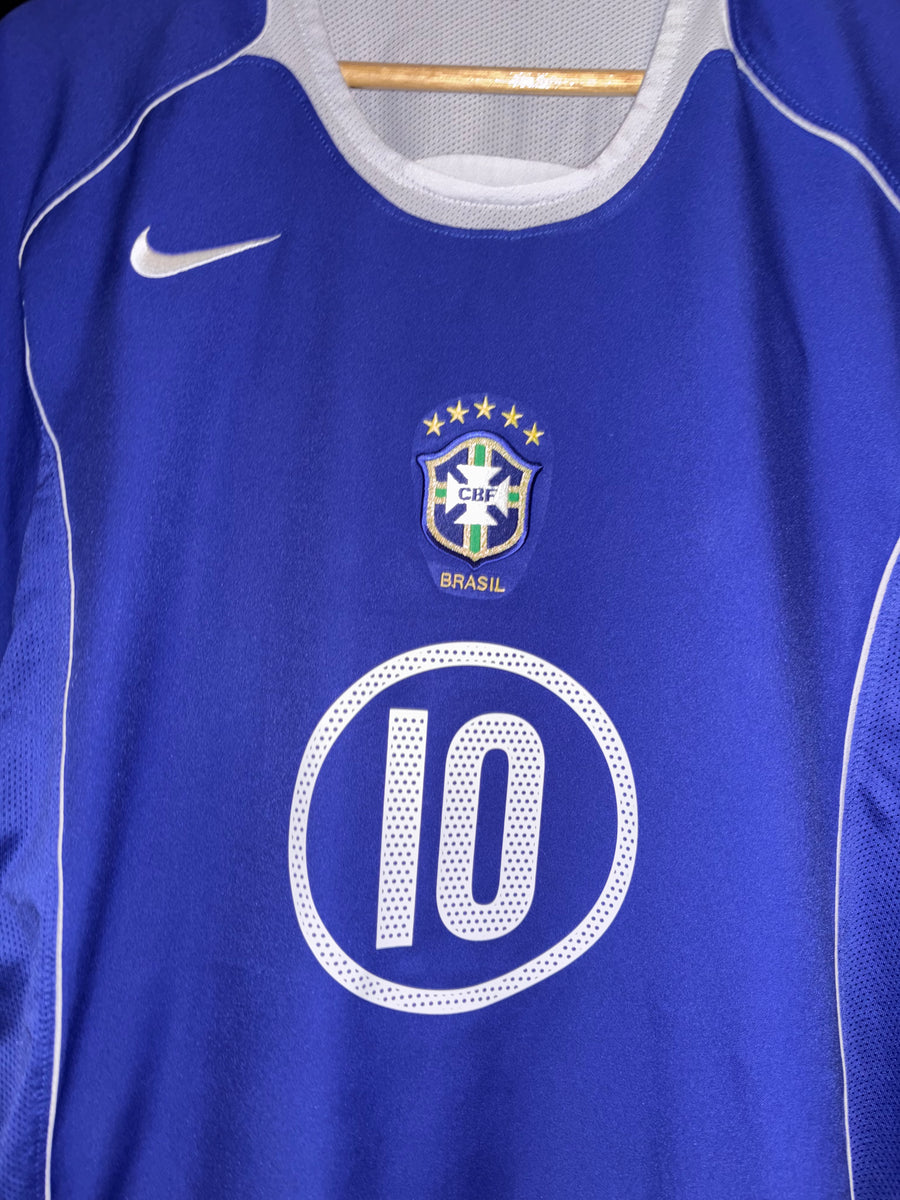 BRAZIL RONALDINHO 2004-2005 ORIGINAL AWAY JERSEY SIZE XL